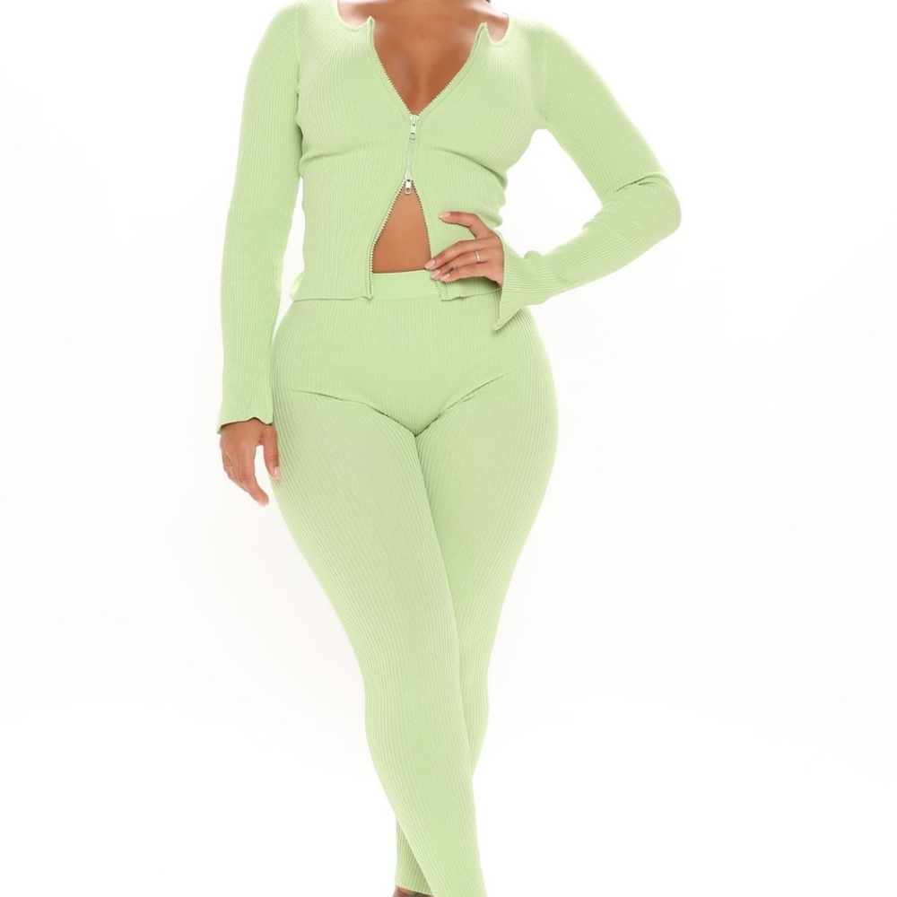 New Ribbed Legging Set